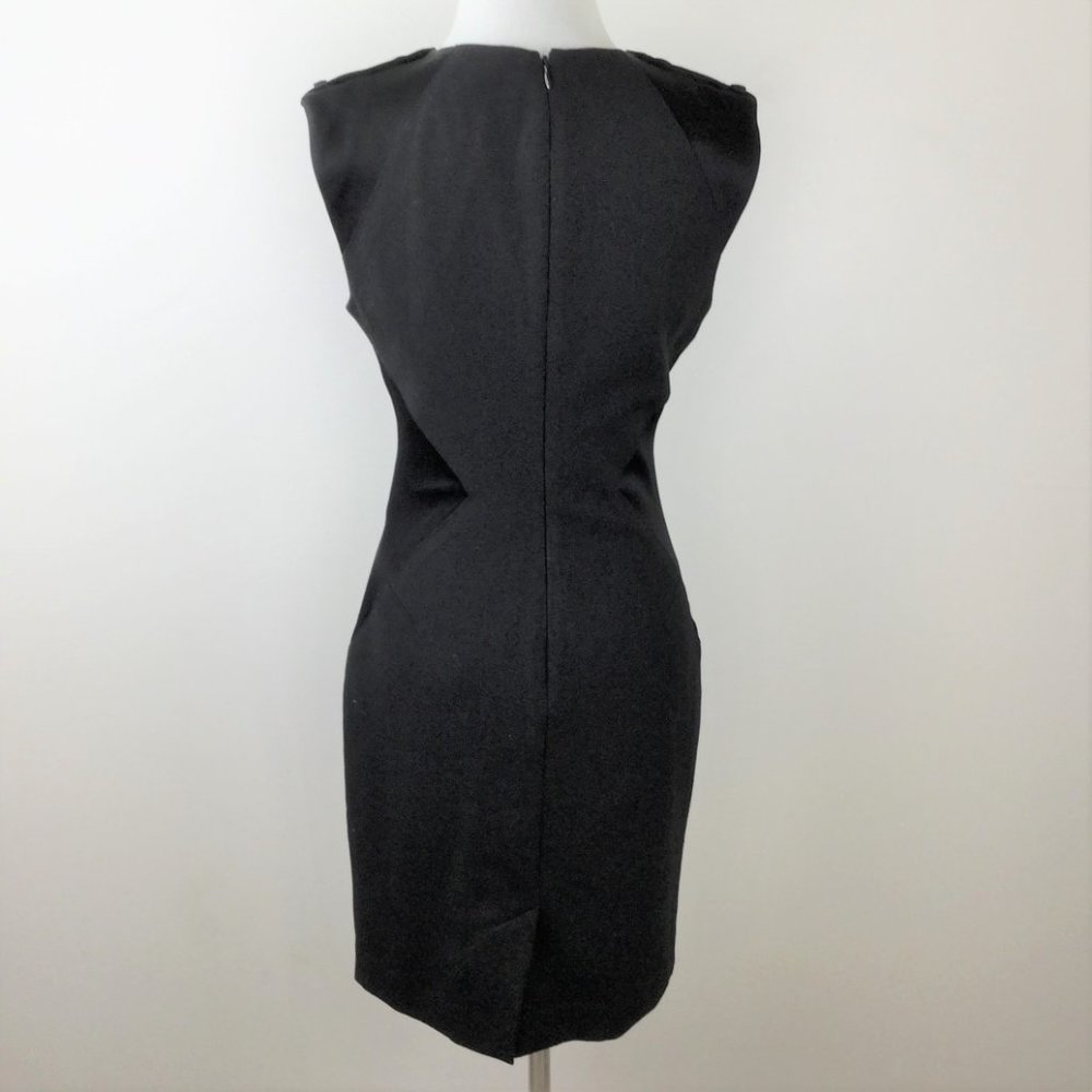 Bebe Black Sheath Dress 4 - Picture 5 of 7